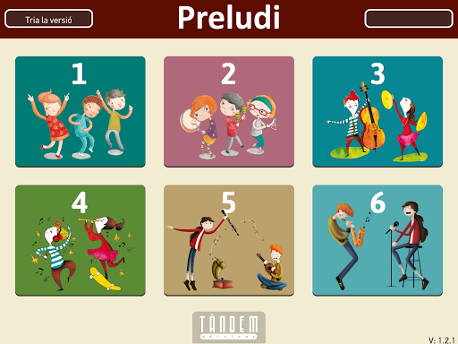 Android application PRELUDI / PRELUDIO (TÀNDEM) screenshort