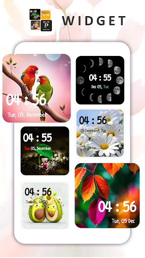 Android application Clock Widget - Digital Clocks screenshort