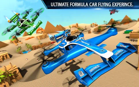 Flying Formula Car Racing Game