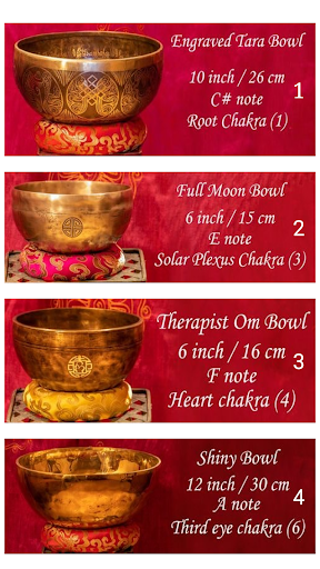 Virtual tibetan bowls