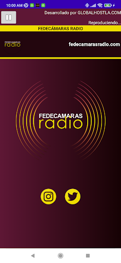 Android application FEDECÁMARAS RADIO screenshort