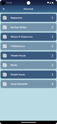 Android application Mersin Ticaret Borsası screenshort