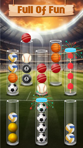 Android application Sports Games Sorting Puzzle screenshort