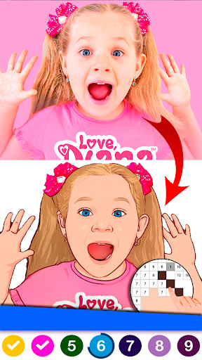 Diana and Roma Games Coloring Screen 2