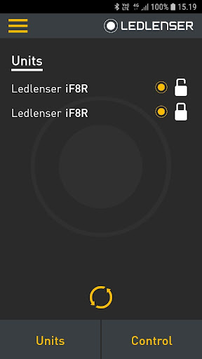 Android application Ledlenser Pro Connect screenshort