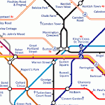 Cover Image of Tải xuống Bản đồ tàu điện ngầm: Tàu điện ngầm London (Ngoại tuyến)  APK