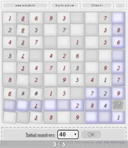 Yasminoku sudoku with solver