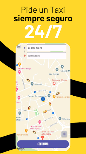 Android application Taxi Timer Pasajero screenshort