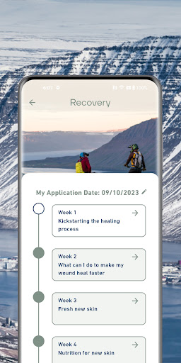 Android application Kerecis Kers screenshort