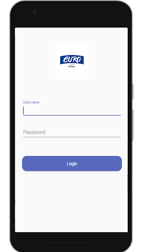 Android application Euro 7000 Orders screenshort