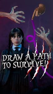 Wednesday Addams:Draw the path