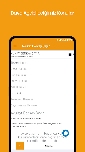 Avukat Berkay Şayir Screen 2