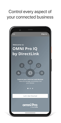 Android application OMNI Pro IQ screenshort