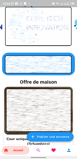 Android application Faso Location screenshort