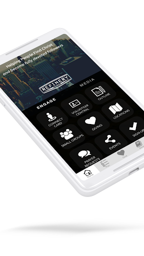Refinery Church App Screen 2
