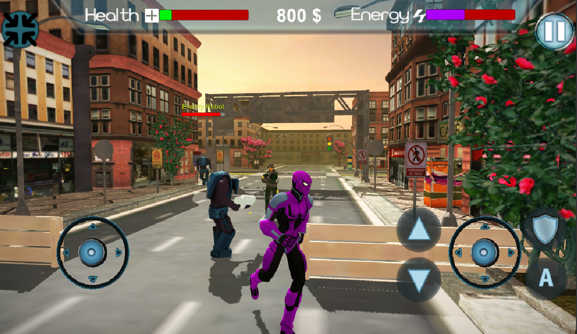 Android application Spider Avenger Dash screenshort