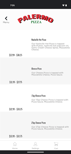 Palermo Pizza Screen 3