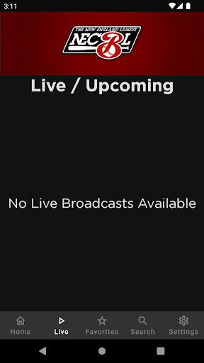 NECBL Network Screen 2
