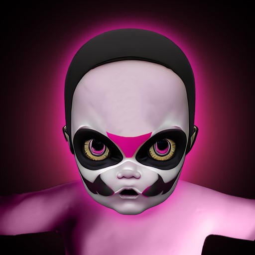Scary Baby In Pink Horror Game  Icon