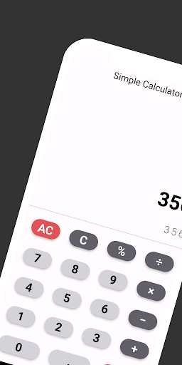 Android application Simple Calculator App screenshort