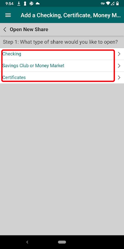 Seaboard FCU Mobile App Screen 3