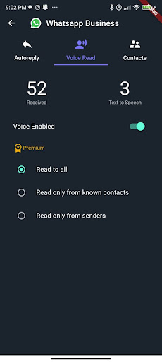 Autoreply Bot Companion Screen 3