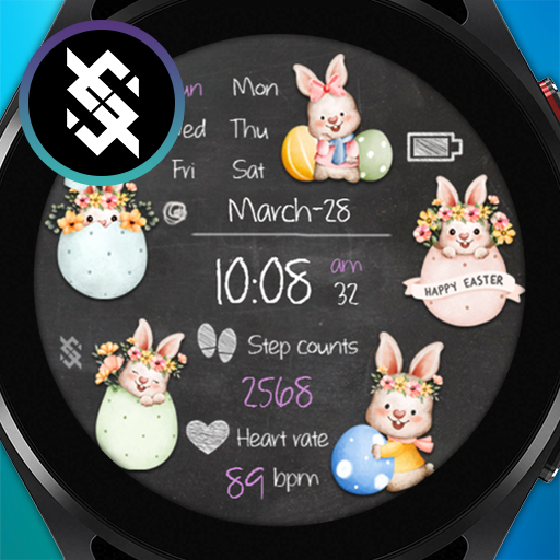 BFF17- Easter Eggs and Bunny logo