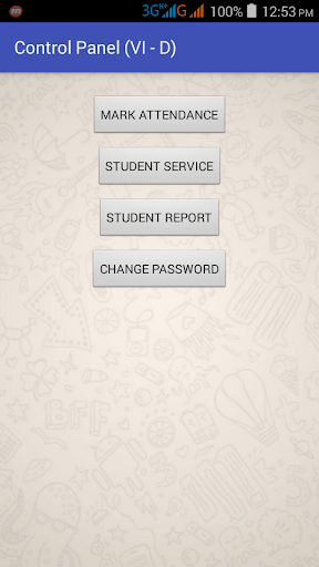 Android application Ezee Class Teacher screenshort