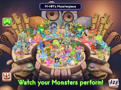 ภาพหน้าจอของผู้แต่งเพลง My Singing Monsters