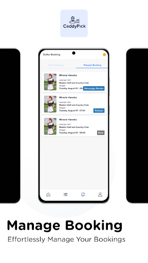 Android application CaddyPick screenshort