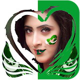 Pak Flag Face Maker,Independance day Face Maker icon