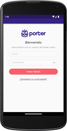 Android application Porter Voice screenshort