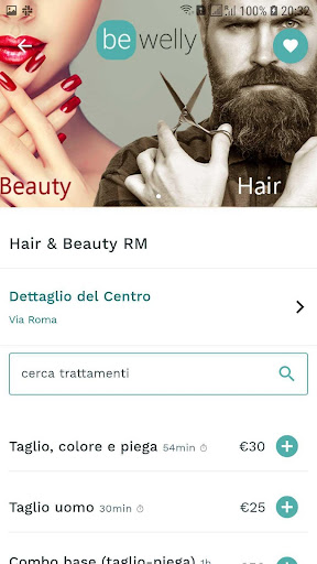 BeWelly Prenota Beauty & Hair Screen 3
