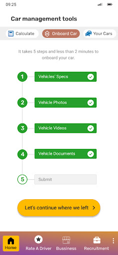 Instadriver Partner Screen 3