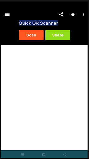 Quick QR Scanner Screen 2