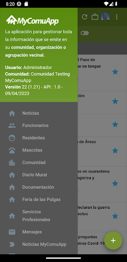 MyComuApp Screen 2