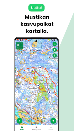 Karttaselain - Maastokartta Screen 2