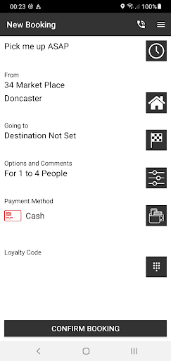 Donny Cabs Screen 2