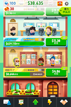 Cash Inc マネー タップゲーム ビジネスアドベンチャー Androidアプリ Applion