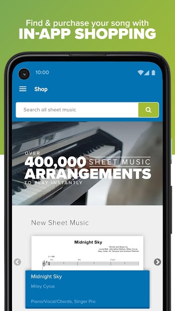 Captura de Pantalla 8 Musicnotes Sheet Music Player android