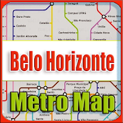 Belo Horizonte Brazil Metro Map Offline