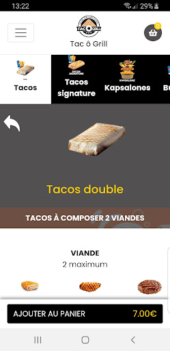 Tac ô Grill Screen 3