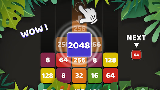 Captura de Pantalla 7 Drop Block: 2048 Number Puzzle android
