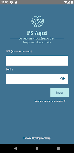 Android application PSAqui screenshort