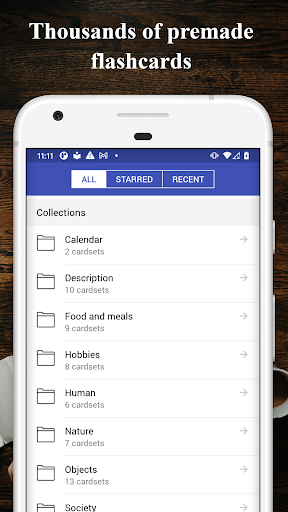 Screenshot of Malay flashcards