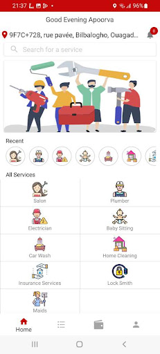 Service Plus Screen 3