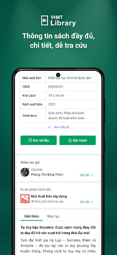 Thư viện Online VHMT Screen 3