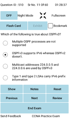 CCNA (200-301) Practice Exams Screen 2