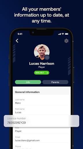 Screenshot of SportEasy