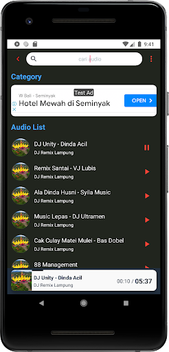 DJ Remix Lampung Offline Screen 2